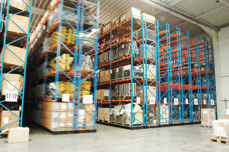 rafturi mobile pentru depozitare paletizata