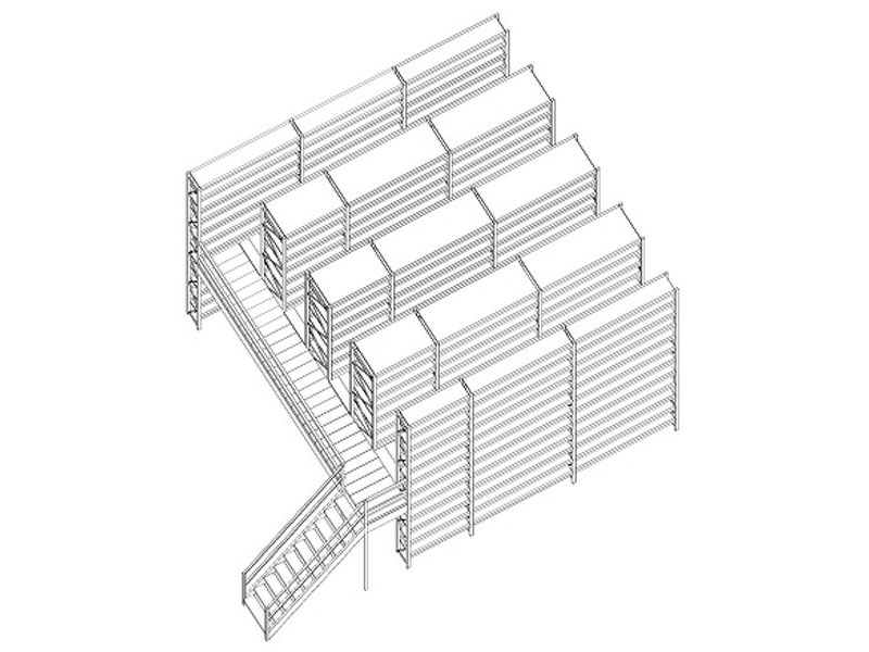rafturi pentru depozitare tip mezanin